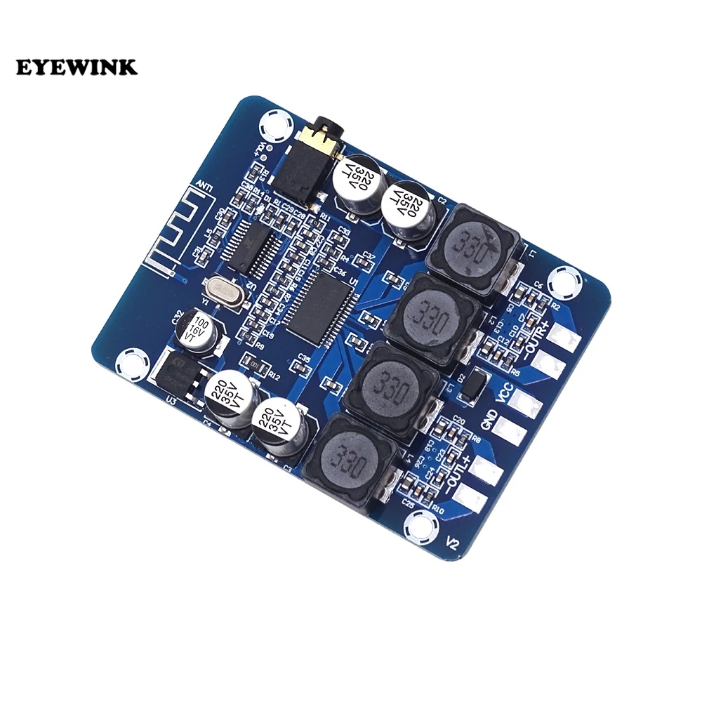 high quality XH-M314 TPA3118 2x45W 12V 24V Stereo audio Bluetooth Digital power Amplifier Board amplificador