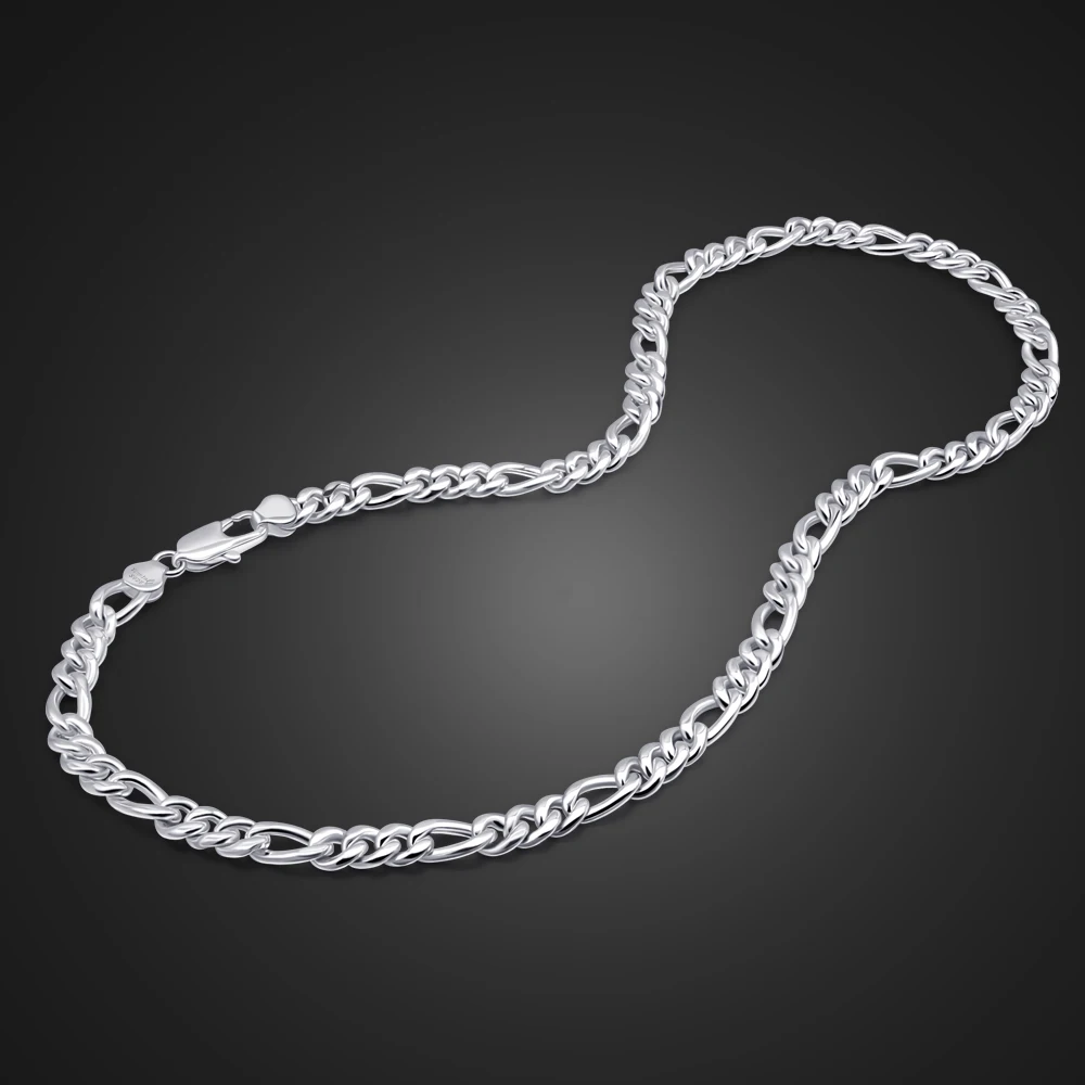 8MM Cuba's Chain 925 Sterling Silver Necklace For Men Women Neck Jewelry Male Accessories Punk Hip-hop Clavicular Chain