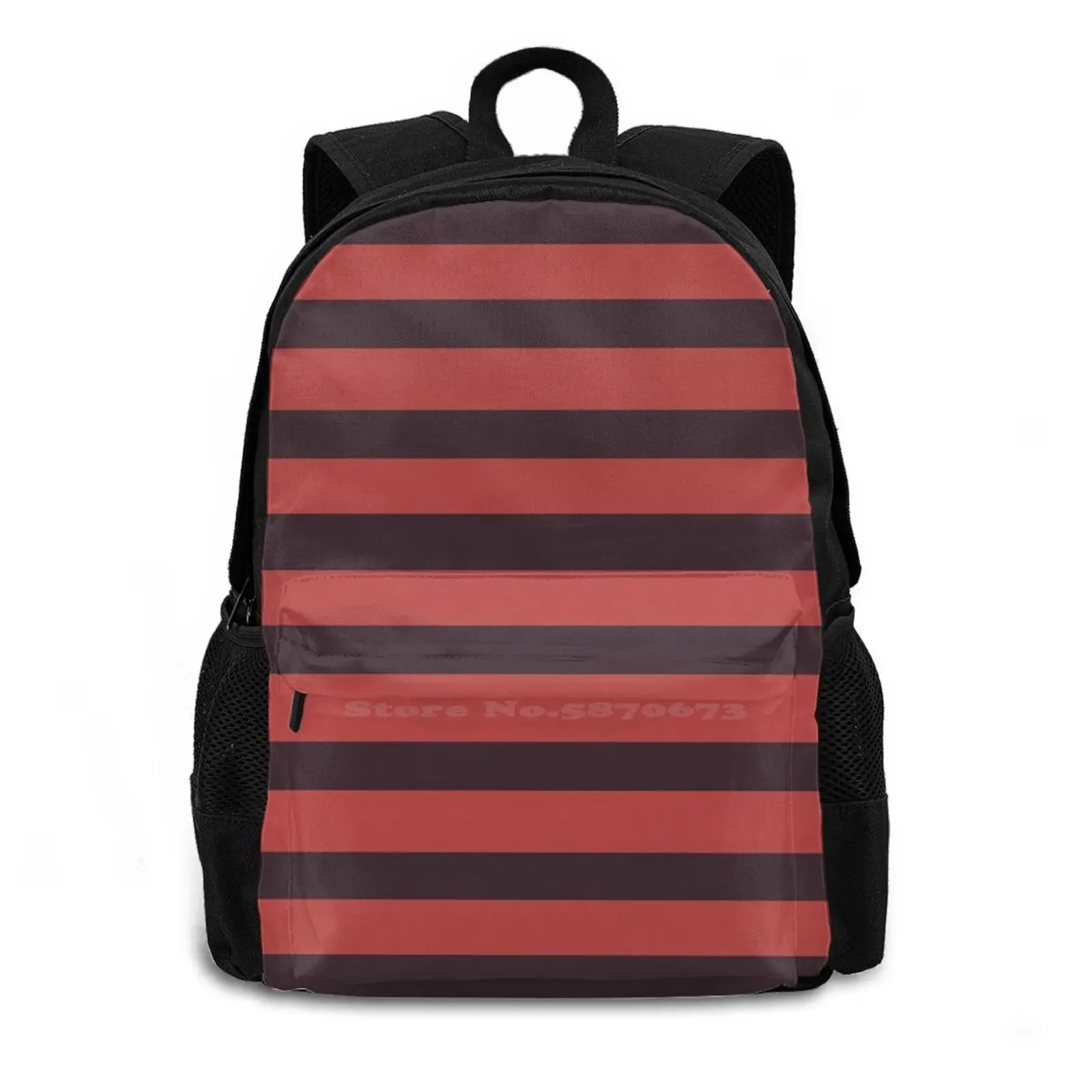 Red Angel Wing B 3d Print Design Backpack Casual Bag Angel Wing Red Black Angel Wing Angel Simple Cute Soudam