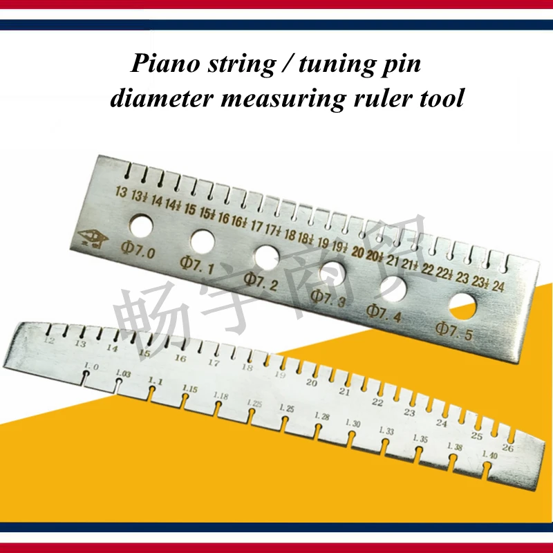 Piano String Gage Piano tuning tools accessories Tuning pin diameter measuring instrument ruler tool Piano parts