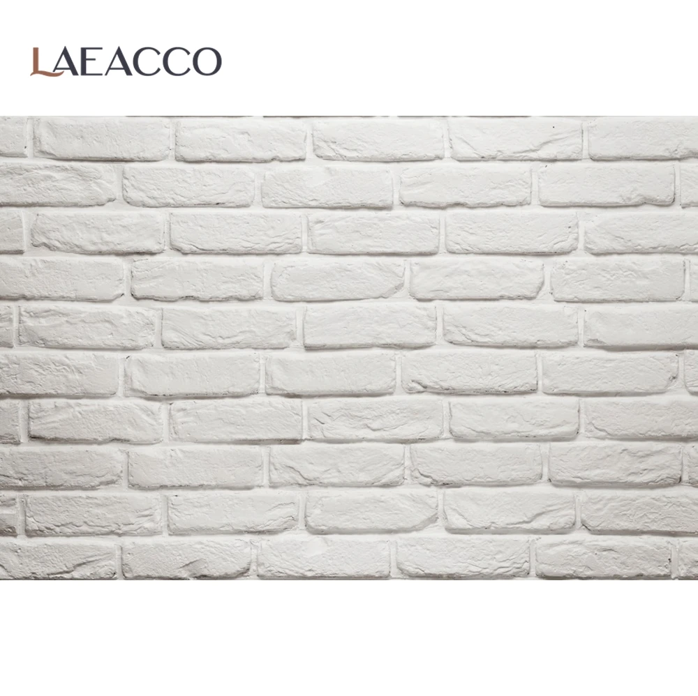 Laeacco Old Dark Black Brick Wall Pattern Home Decor Photocall Photography Background Portrait Photo Backdrop For Photo Studio