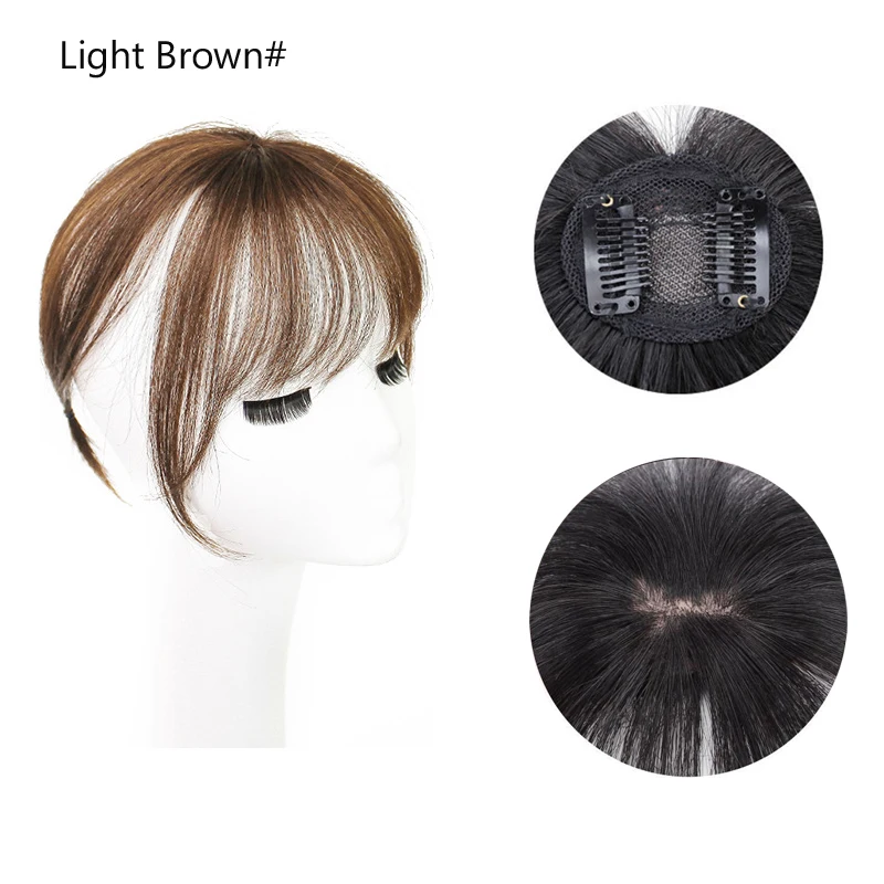 Dünne 3D Luft Haar Pony Gerade Ordentlich Pony Clip In Haar Extensions Topper Pony 3D Pony Unsichtbar Nahtlose Kopf Haar perücke