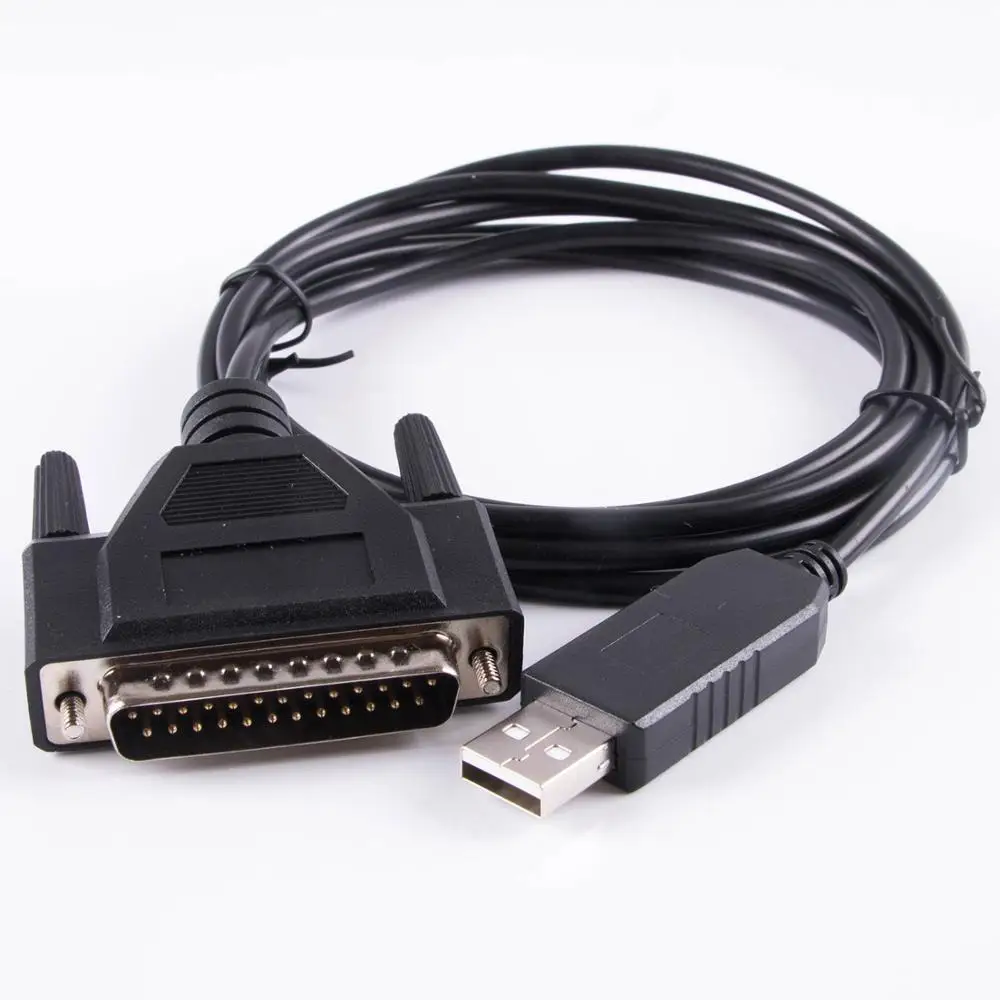 FTDI Usb to RS232 25 Pin DB25 Male Connector Serial Adapter Cable CNC Controls Programming Cable Compatib C-232R US-232R