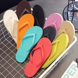 New 2021 Sandals Slippers Ladies Shoes Summer Sandals Fashion Simple Outer Wear Flip Flops Women Beach Sandals Size 35-40