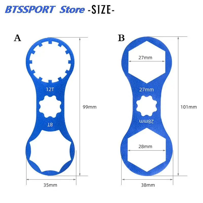 Aluminum Bicycle Front Fork Repair Tool For SR Suntour XCR/XCT/XCM/RST MTB Bike Front Fork Cap Wrench Disassembly Tools Hot Sale