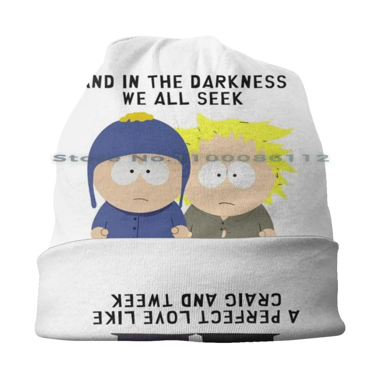 A Perfect Love! Beanies Knit Hat Craig Tweek Darkness Sees It Cartman Kenny Stan Kyle Shipping Brimless Knitted Hat Skullcap