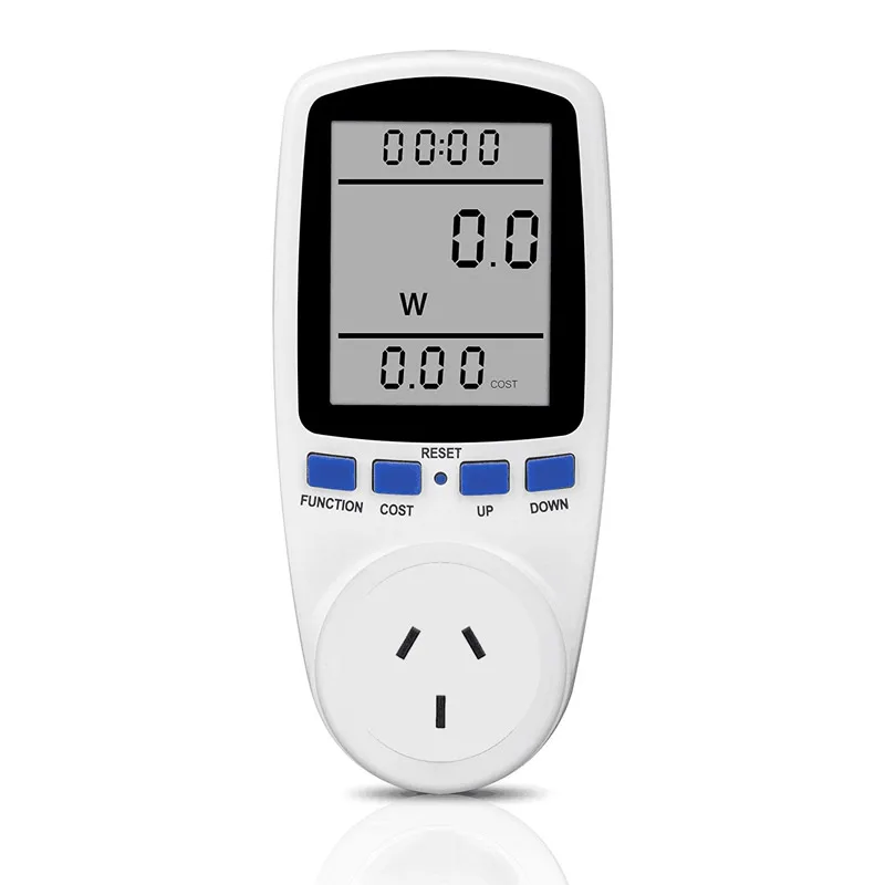 Medidor de potencia de CA inteligente, enchufe de vatímetro, toma de medición de energía, enchufe de facturación, monitor de potencia, EE. UU./REINO
