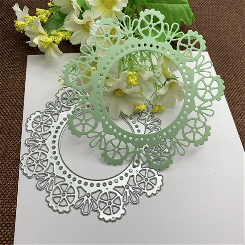 Vintage lace Metal Cutting Dies Craft Stamps die Cut Embossing Card Make Stencil