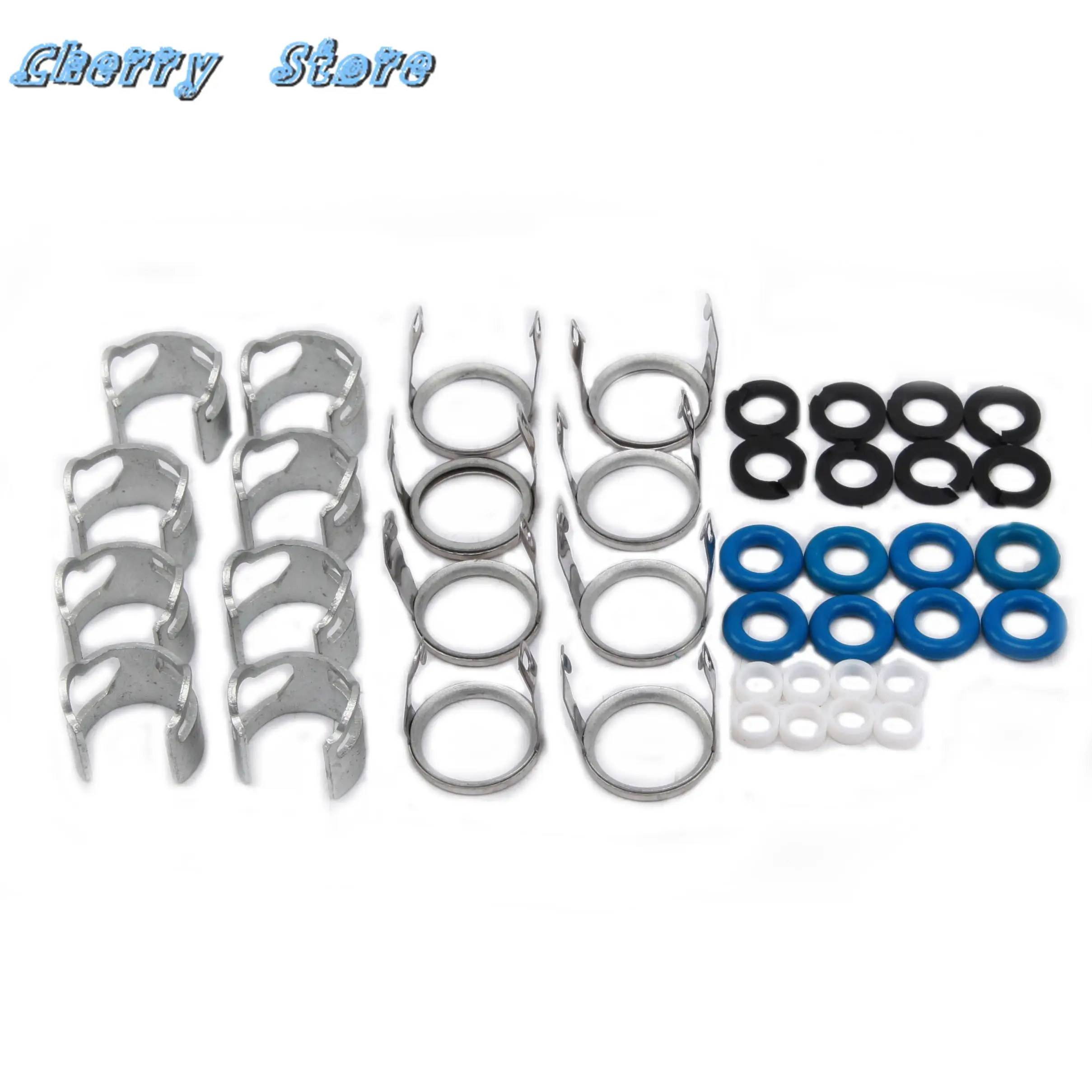 8PCS Fuel Injection Nozzle O-ring Seals Set 06E 998 907 For VW Touareg Audi A4 A5 A6 A8 S5 S6 S8 Q7 R8 RS4 06E998907