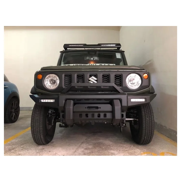 IN STOCK jimny accessories Guangzhou High-Quality Car bumper front Bumper For Suzuki JIMNY 2019 2020 JB74W