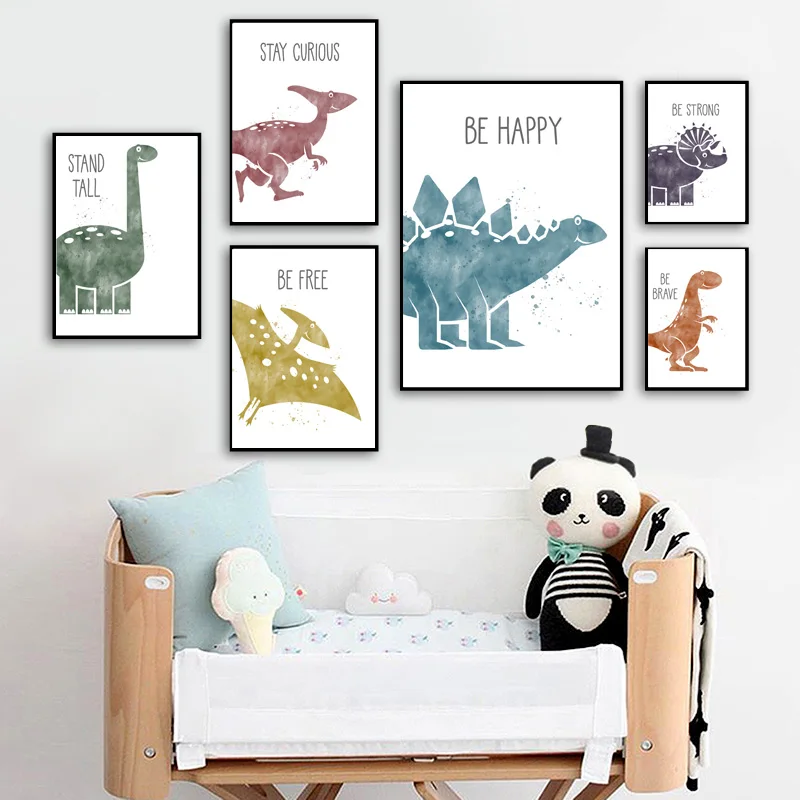 Cute Dinosaur Cartoon Animal Q - Baby Nursery Quotes avis et prix