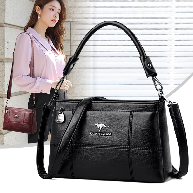 Three-layer Pocket Luxury Designer Handbag for Women 2021 New Purses And Handbags Fashion Shoulder Crossbody Bags Tote Bag