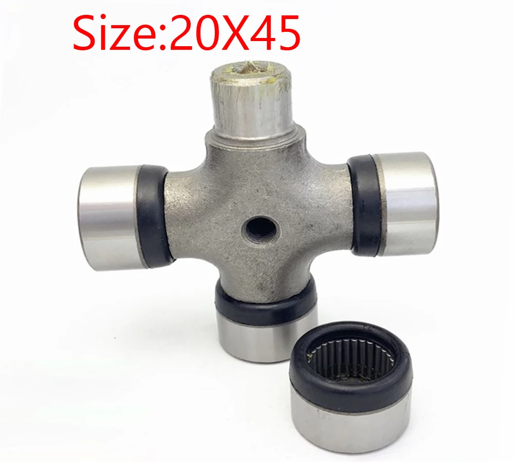 E0036 1Pc Motorcycle Universal Joint Cross Shaft Component 20x45mm 20X55 Joints Bearing ATV UTV Engine Part Drop Shipping