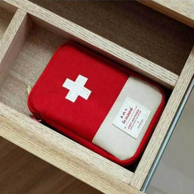 Portable Medicine Bag First Aid Kit Medical Emergency Kits Organizer Outdoor Household Medicine Pill Storage Bag Home Travel