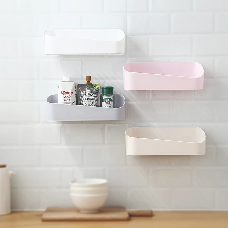 EHEH nuovo scaffale autoadesivo cucina lavandino del bagno toilette scaffale di stoccaggio multifunzione scarico potente organizzatore di stoccaggio Rack di lavaggio