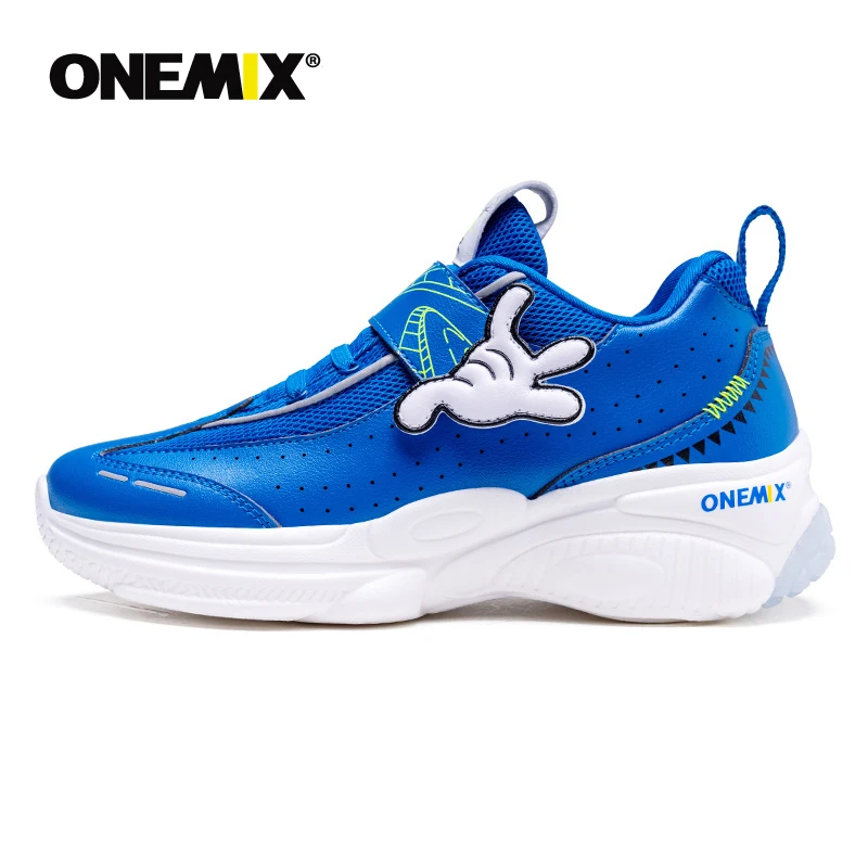 ONEMIX 2024 New Arrival Orthopedic Shoes for Children with Arch Support Corrective Leather Sneakers for Boys Running Shoes