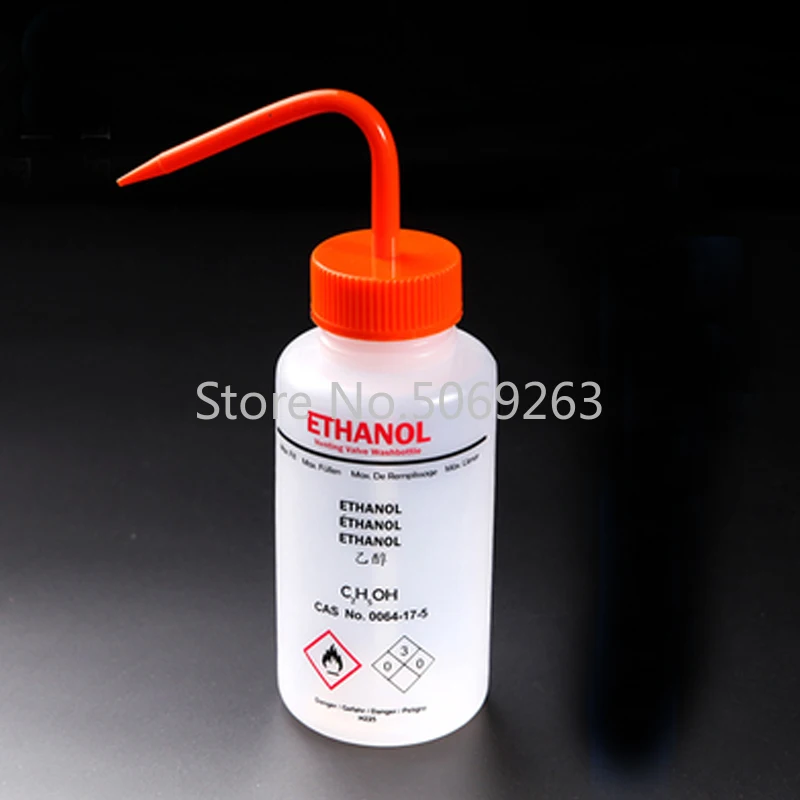 2 Cái/lô 500ML Ethanol Phòng Thí Nghiệm Hóa Chất Súc Rửa Bình Vệ Sinh An Toàn Khuỷu Tay Rửa Bình