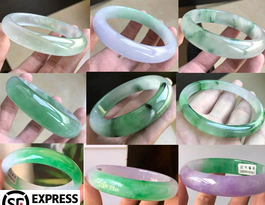 

Natural Jade Spinach Apple Green Emperor Bracelet Yanglu Zhenghuan Jade Bracelet Imperial Princess Bingwao Jade Bracelet