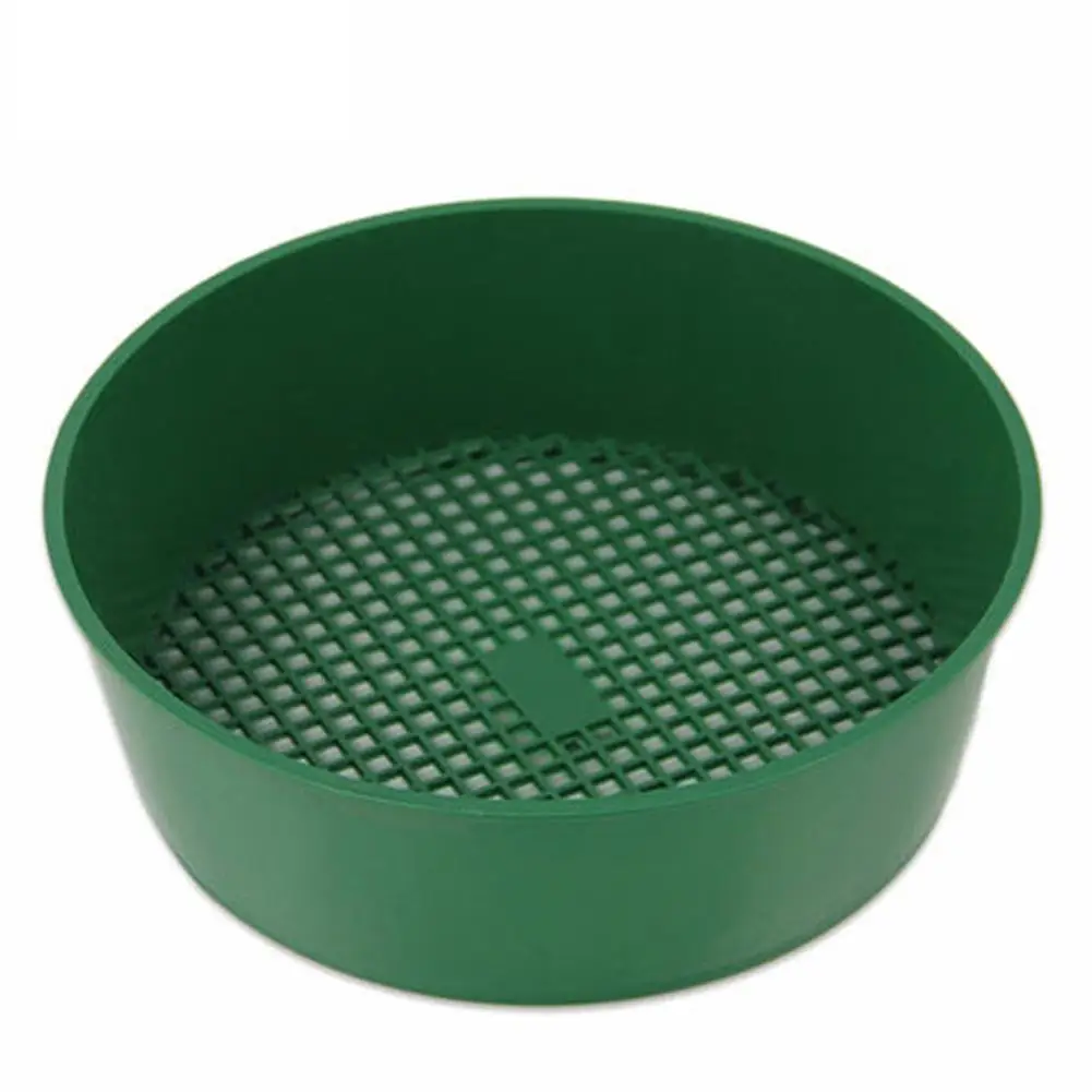 Soil Sieve Gardening Supplies Plastic Net Sifter Household Planting Gardening Supplies Seedling Tools Plastic Mesh Sieve