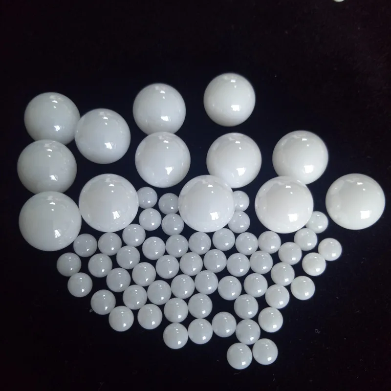 50pcs ZrO2 ceramic ball Dia 6.35 6.747 7.144 7 7.938 8 8.731 9.525 10 mm Zirconiz ceramic bearing balls G10