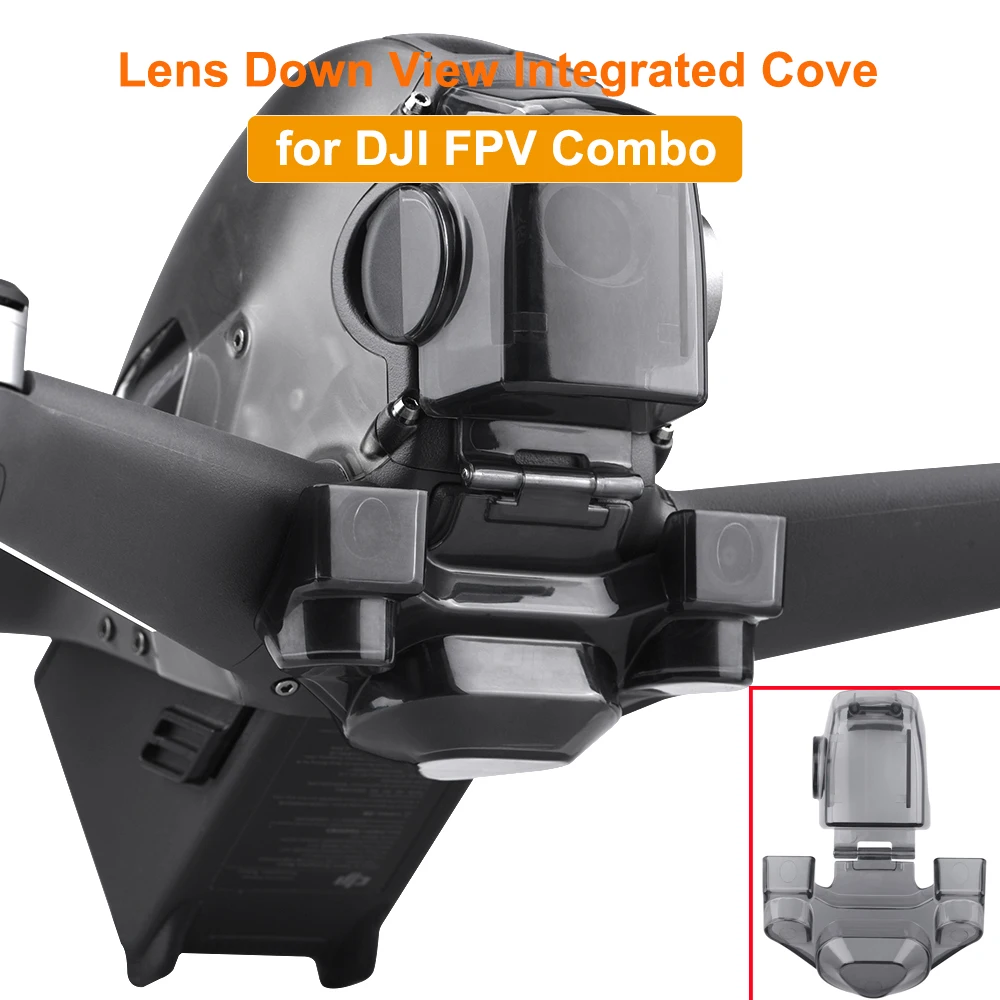 for DJI FPV Combo Drone Lens Down View Integrated Cove Camera Lens Cap Gimbal Camera Mount Holder Protective Accessory