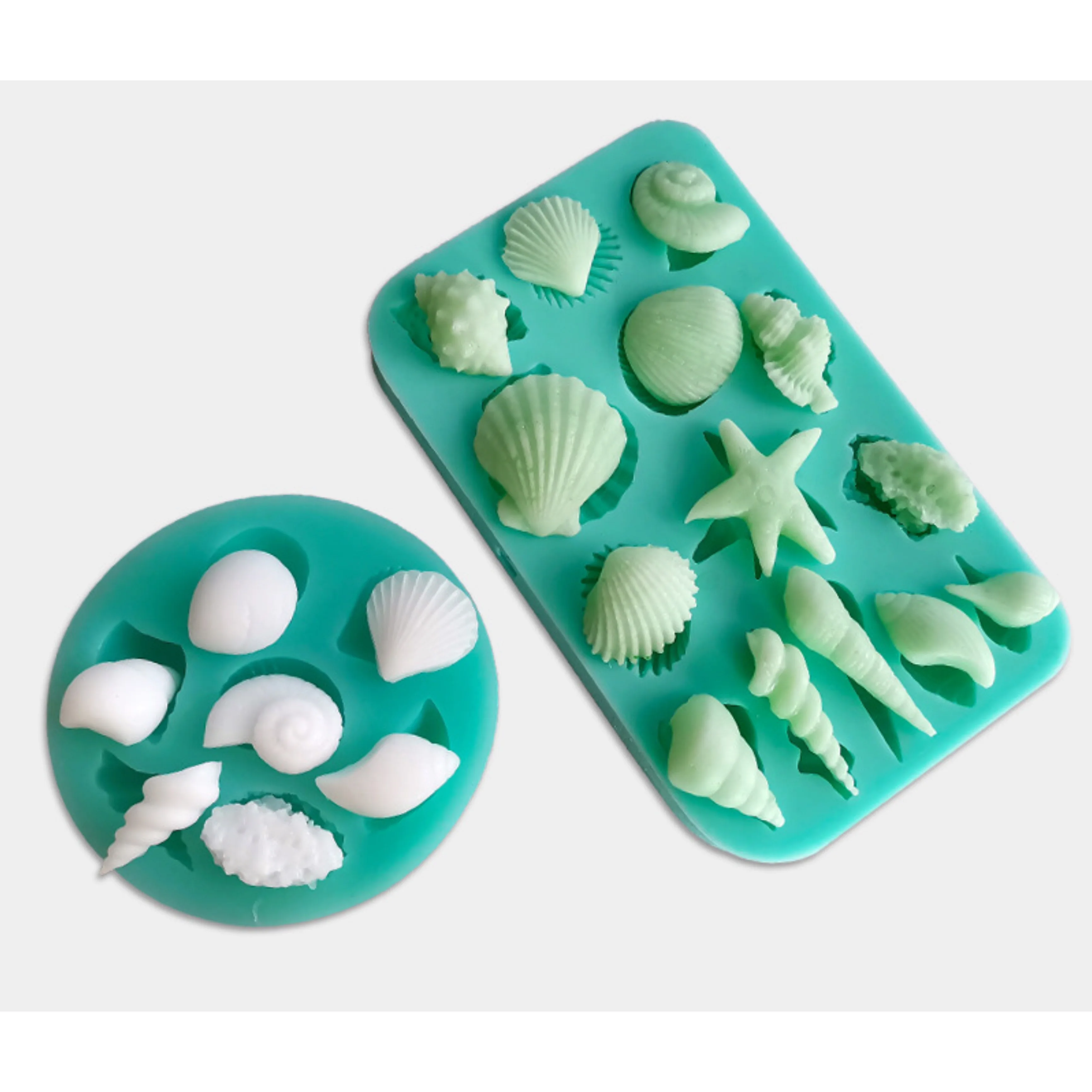 

Cookies Fandunt Cake 3D Shell Conch Forms Foe Mold Chocolate Decoration Baking Silicone Molds Handmade Cakes Tools Household