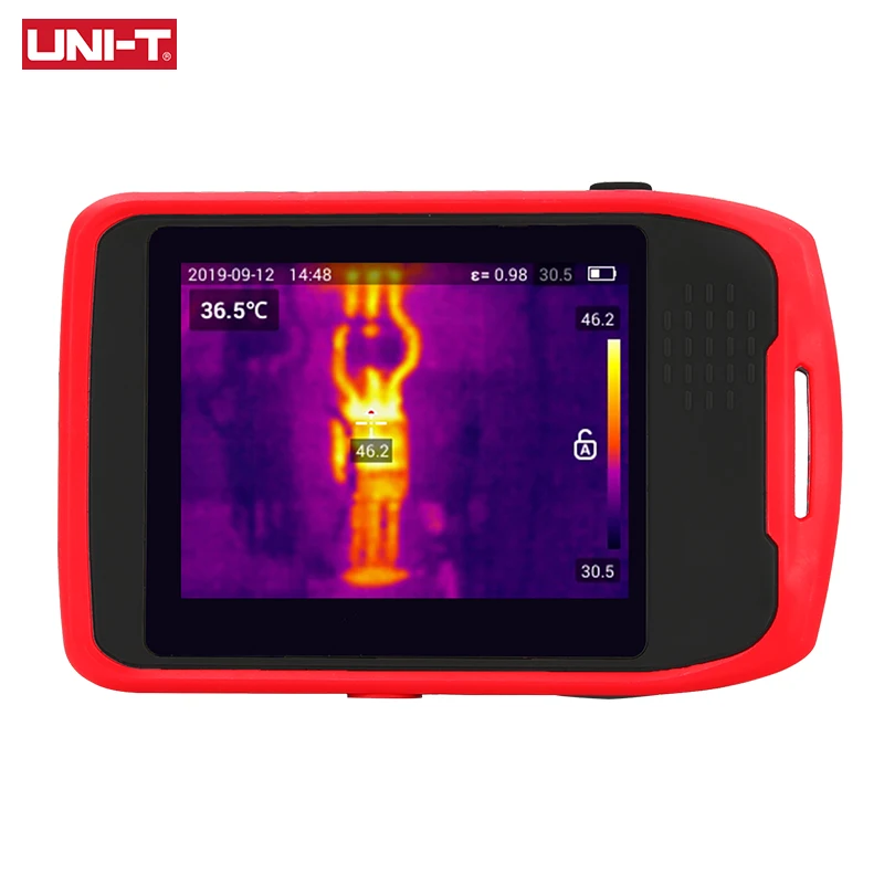 UNI-T UTi120T Pocket Mini Thermal Infrared Imager Camera 120x90 Pixel Thermovision Touch Screen Temperature Tracking WIFI