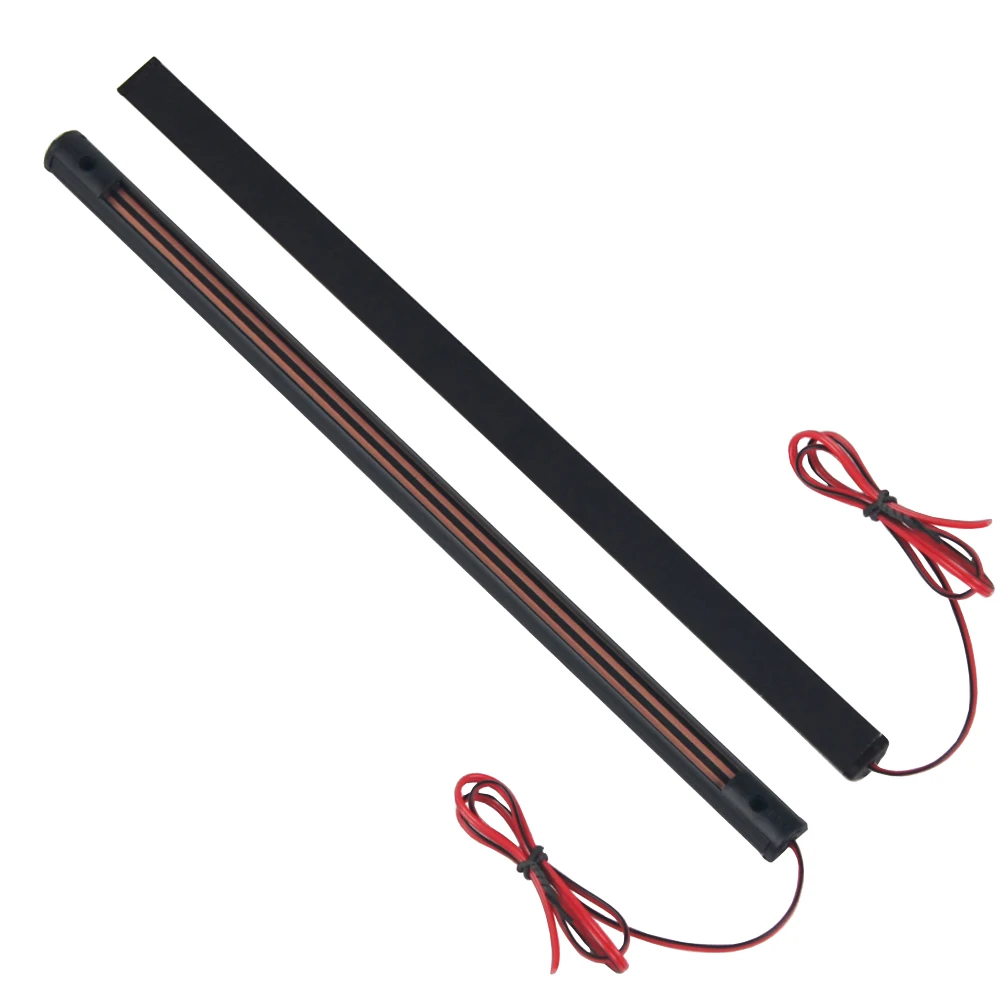 Flat Track Pole or Rail 500 mm for Magnetic Track Pole Lighting Jewelry led lighting Display Showcase Light