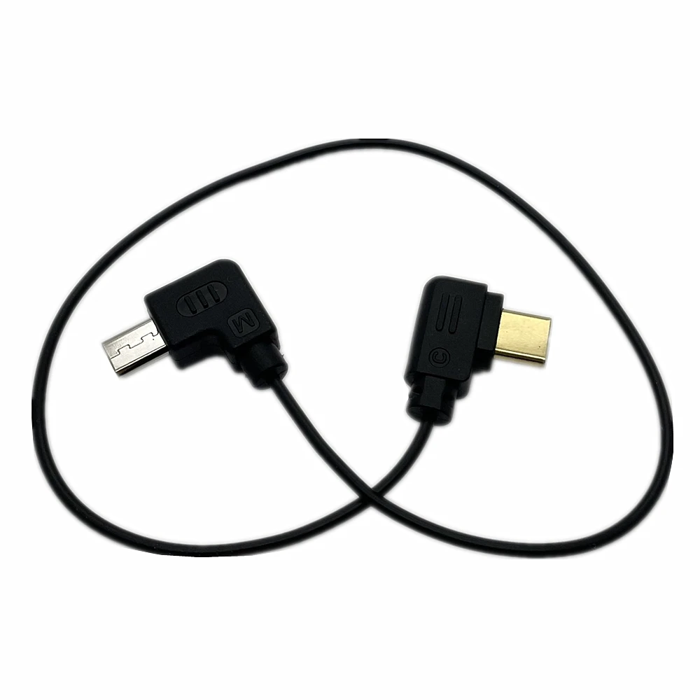 Micro USB to Type-C / Micro USB Charging Cable for ZHIYUN Crane M2 and Sony A6500 A6600 ZV-E10 A7S III A7C Nikon Z6 Z7