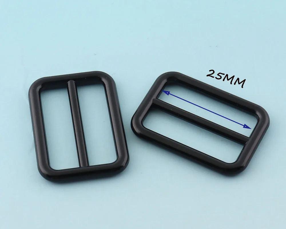 Release Belt Buckles 25mm Tri Bar Buckle Strap Slider Fastener Bag Hardware sewing accessory  rectangle buckles Adjuster Buckles