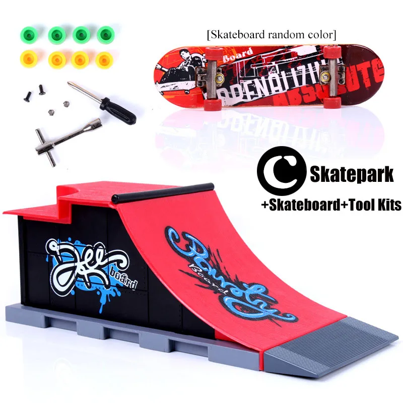 Kit De Skate Park 13 Pièces – Rampe, Trottinettes, Vélos Et Planches à Doigts Pour S’Amuser Sans Fin !