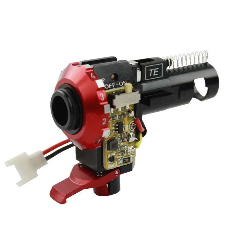 VULPO CNC Aluminium Legierung Hop Up Kammer Mit LED Für Airsoft AEG M4 M16 Jagd Zubehör – Detail 10
