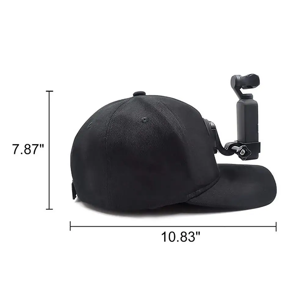 Baseball Sunshade Hat Cap with Quick Release Buckle Mount for GoPro Hero 8/7/6/5/4/DJI OSMO Action/Pocket/Insta360 one X Cameras