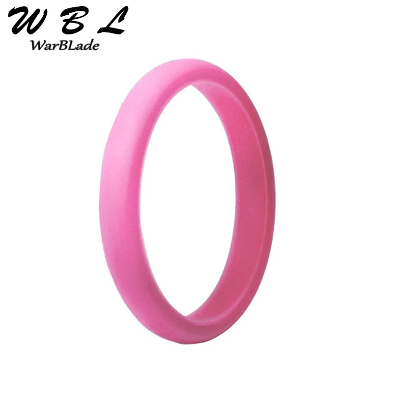 2019 New Hypoallergenic Crossfit Flexible Sports Silicone Finger Ring For Women Wedding Rings 2.7mm Food Grade FDA Silicone Ring