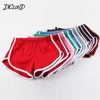 DICLOUD Mode Stretch Taille Casual Shorts Frau Hohe Taille Schwarz Weiß Shorts Harajuku Strand 2024 Sexy Kurze Frauen Kleidung