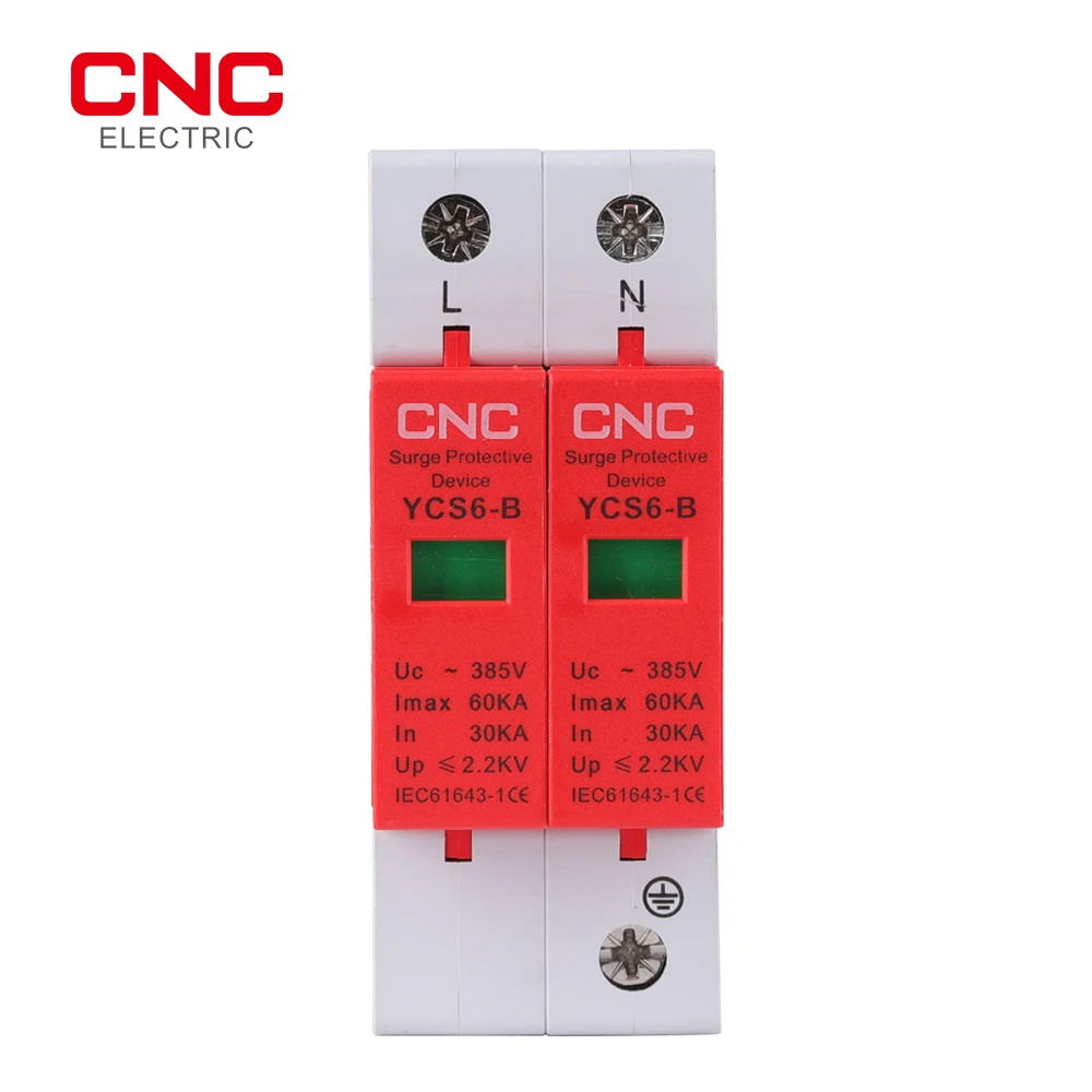 CNC AC SPD 385V 2P Surge Protective Device House Surge Protector Protective Low-voltage Arrester Device