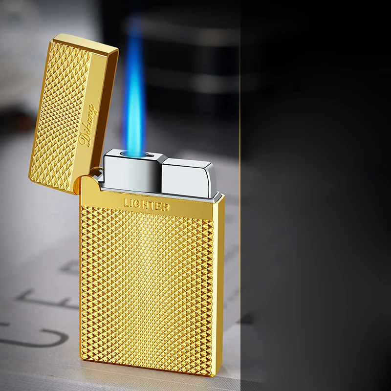 

Creative Metal Carving Cigarette Cigar Turbo Lighter Mini Torch Jet Lighter Unusual Butane Gas Lighters Men's lady Gift