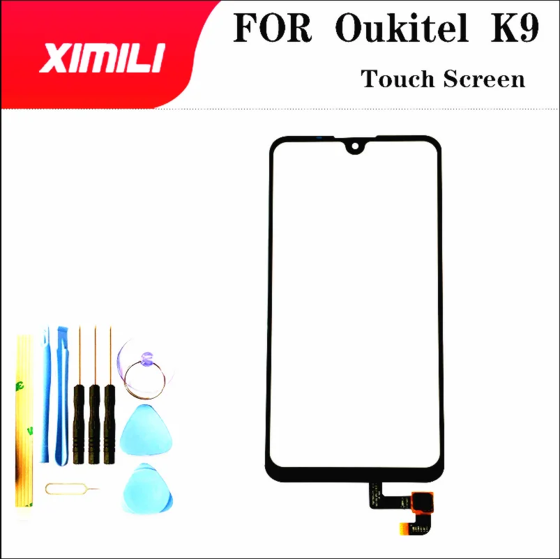 7.12inch outer glass For oukitel k9 Cell Phone 100% Guarantee New Original Front Outer Glass Lens Repair Touch Screen k 9 +tools