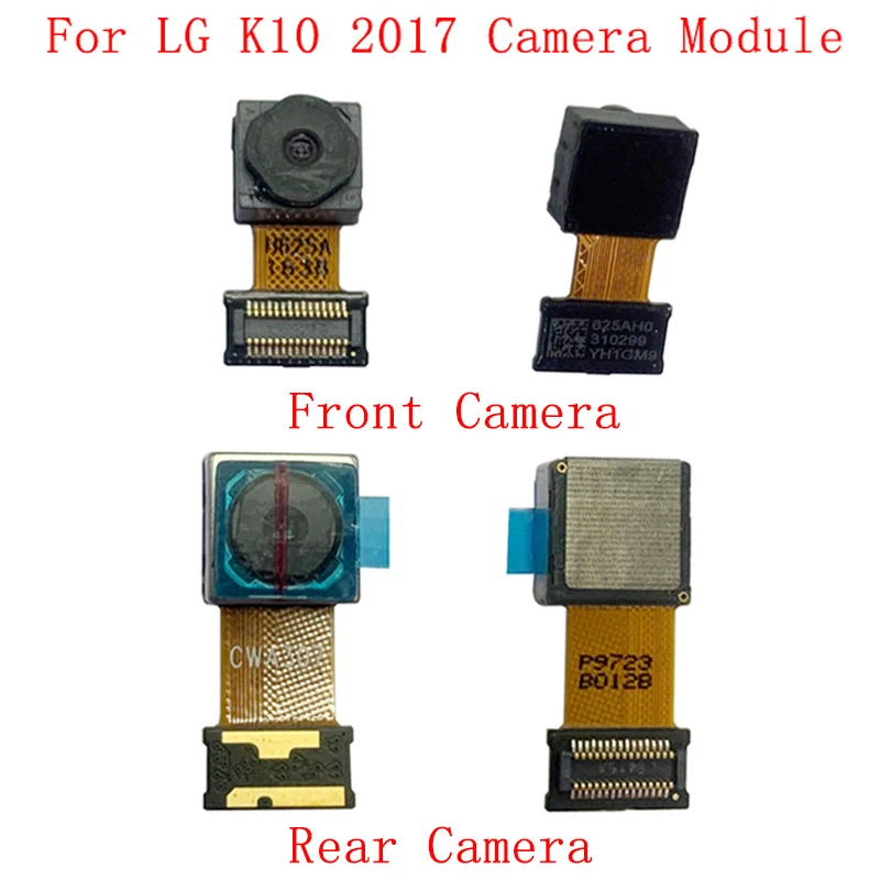 Rear Back Front Camera Flex Cable For LG K10 2017 X400 M250 Main Big Small Camera Module Repair Replacement Parts