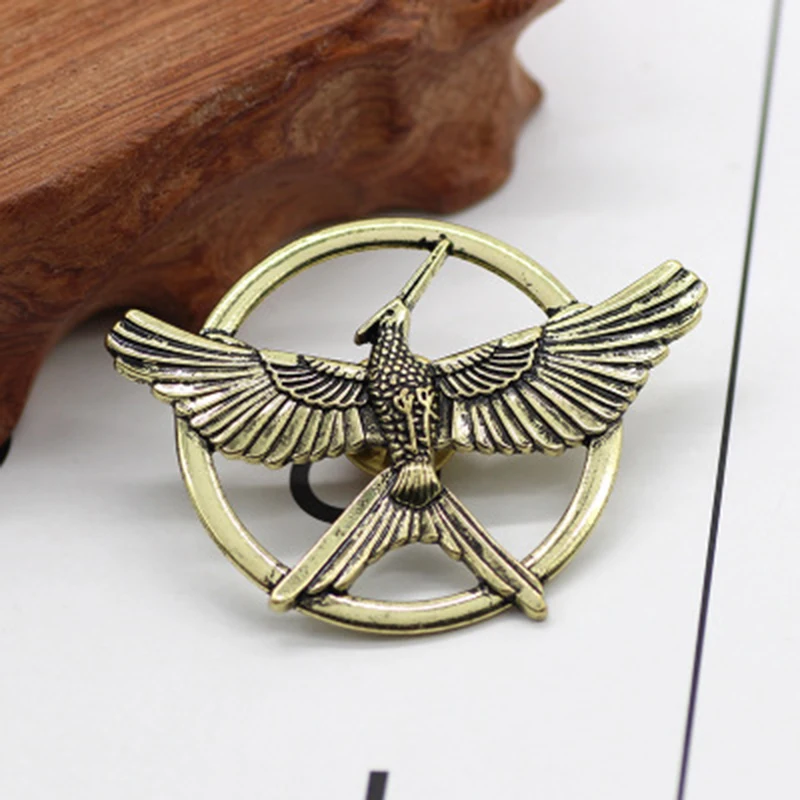 Fashion Trendy Jewelry The Hunger Games  Popular Vintage Style Birds Brooches Restro 3 Colors