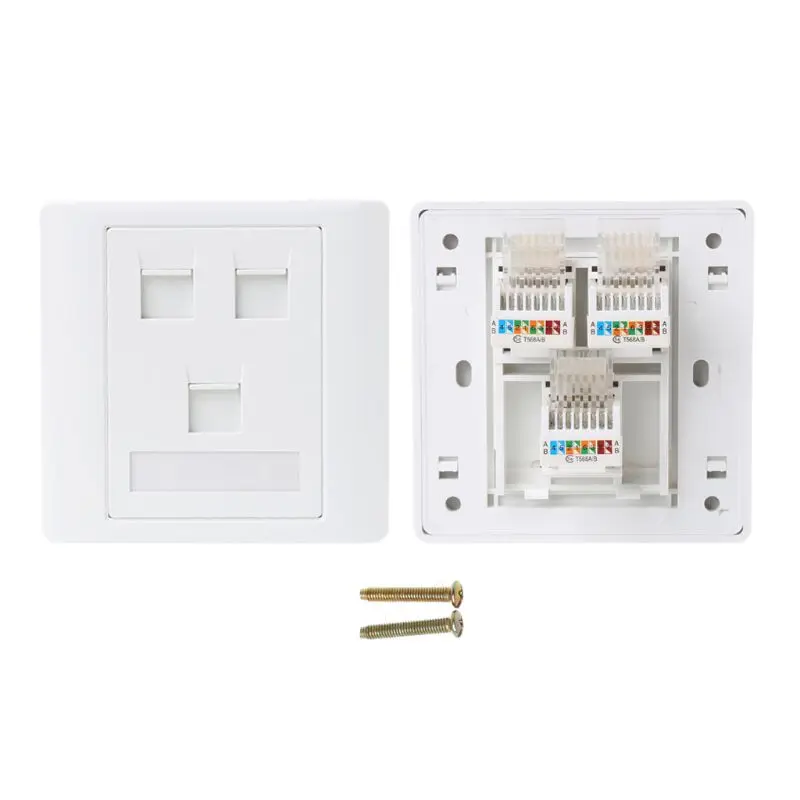Компьютерная розетка типа 86, сетевой модуль CAT5E, интерфейсная розетка RJ45, настенное электрооборудование, новинка 2020
