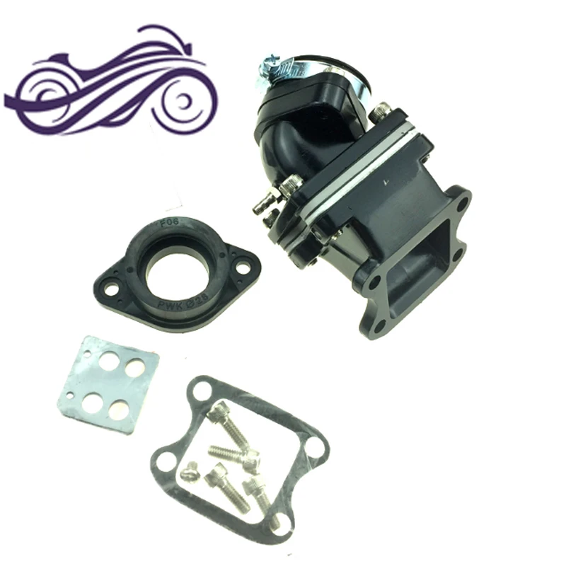 TWH Preto 2 cursos for Honda DIO Carburador intake intake manifold 50 DIO50 AF18 AF27 AF28 PWK rated CVK Made in Taiwan