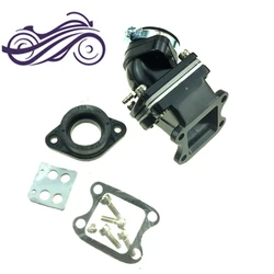 TWH Preto 2 cursos for Honda DIO Carburador intake intake manifold 50 DIO50 AF18 AF27 AF28 PWK rated CVK Made in Taiwan