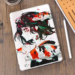 Étui Anime Girls pour iPad, Air 4, Mini 5 avec porte-crayon, 8e, 10.2, 7e, 6e, 2020, Pro 11, 12.9, Air 2 Cover, 2018, Air 3 Funda, 10.5