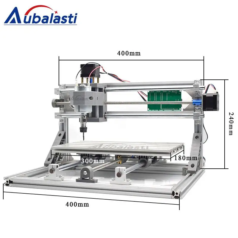 Minimáquina de grabado láser CNC 3060, grabador láser DIY, herramientas de corte de Hobby, ER11-5mm GRBL para madera, PCB, PVC, Mini enrutador CNC