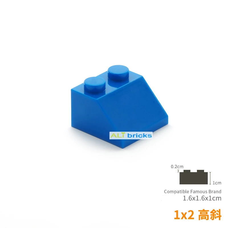 20pcsMOC 3039 Roof Tile 2x2 DIY Enlighten Building Block Compatible Slope 45 2*2 Thick Figure Educational Assemble Particles Toy