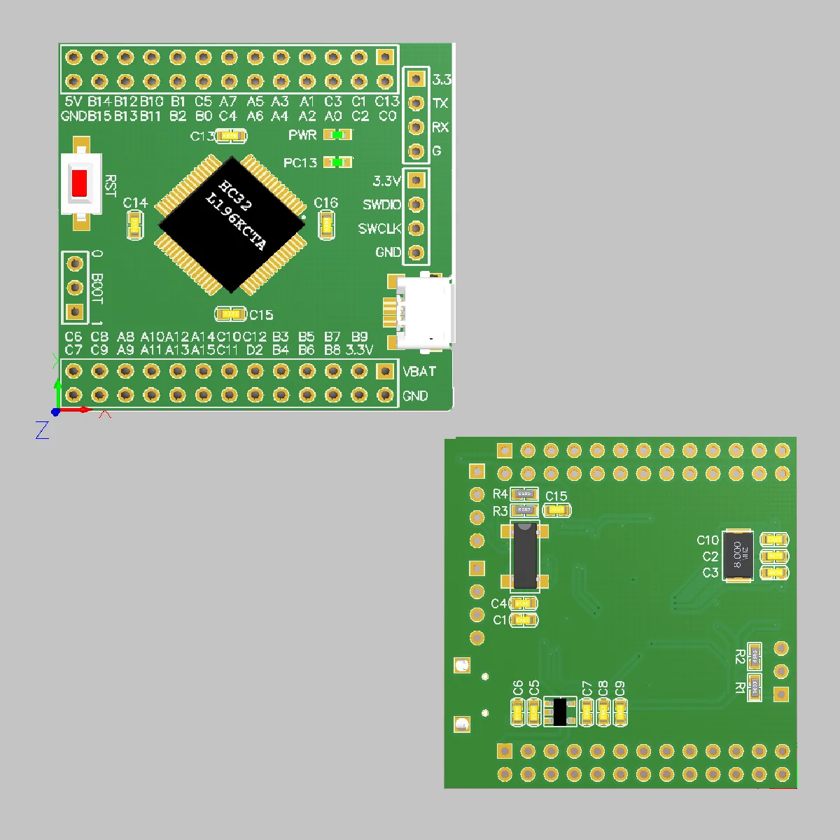 Минимальная разработка системы HC32L196KCTA Core Board Huadachao 130j8ta, замена STM32L151RCT6