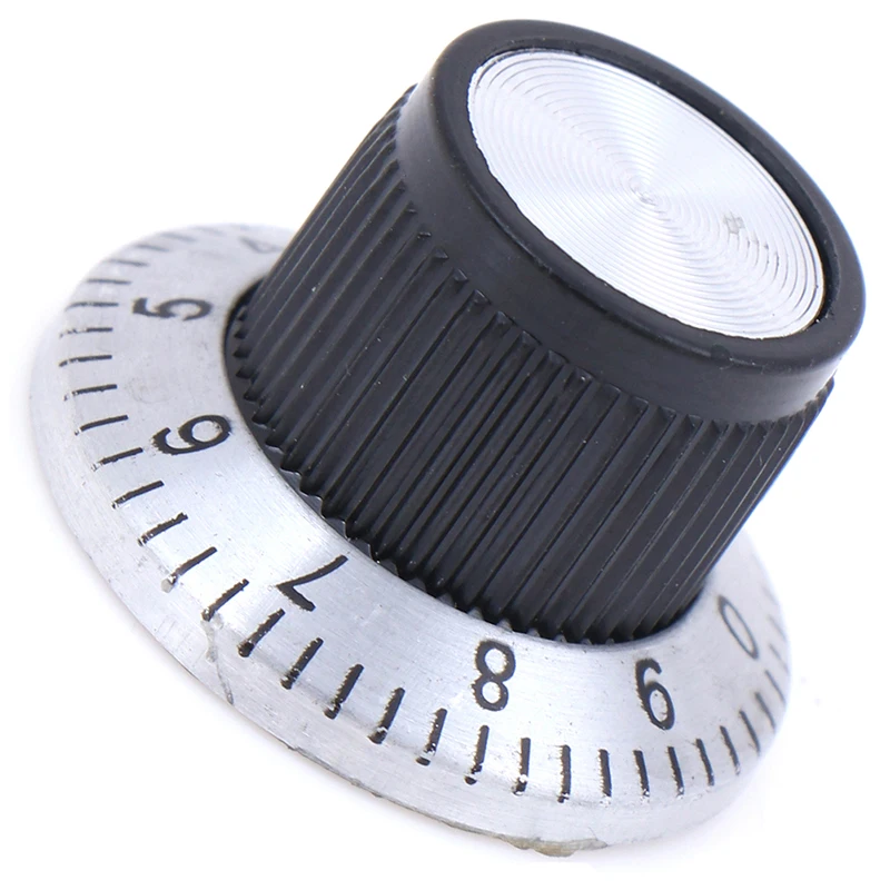 High Quality 6MM C3 Knob With A Digital Scale Metal Surface Potentiometer Knob