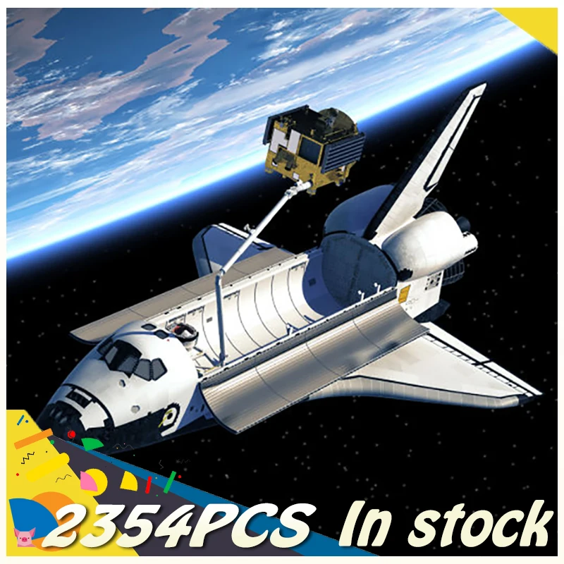 

In Stock Moc Creative Universe Discovery Space Shuttle Compatible with 10283 Assembled Building Blocks Adult Children's Toy Gift