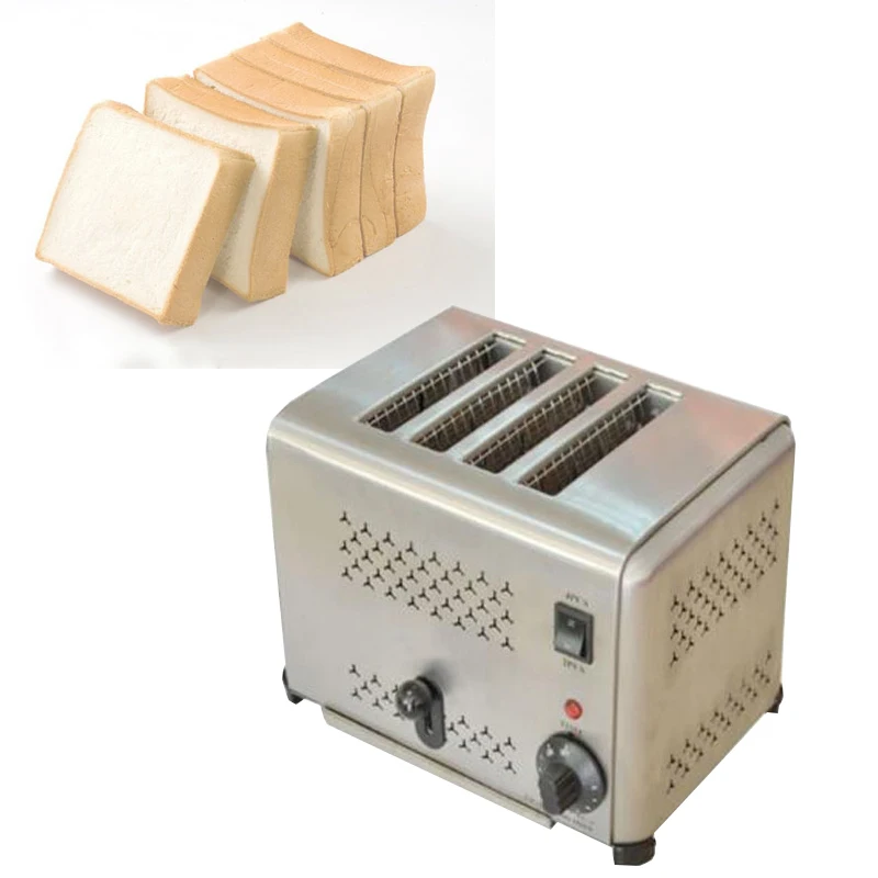 

220V 1500W Electric Toaster Household Automatic Bread Baking Maker Breakfast Machine Toast Sandwich Grill Oven 6 Slice